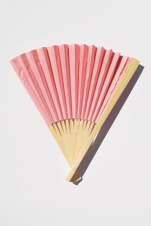 Colored Paper Fans David's Bridal